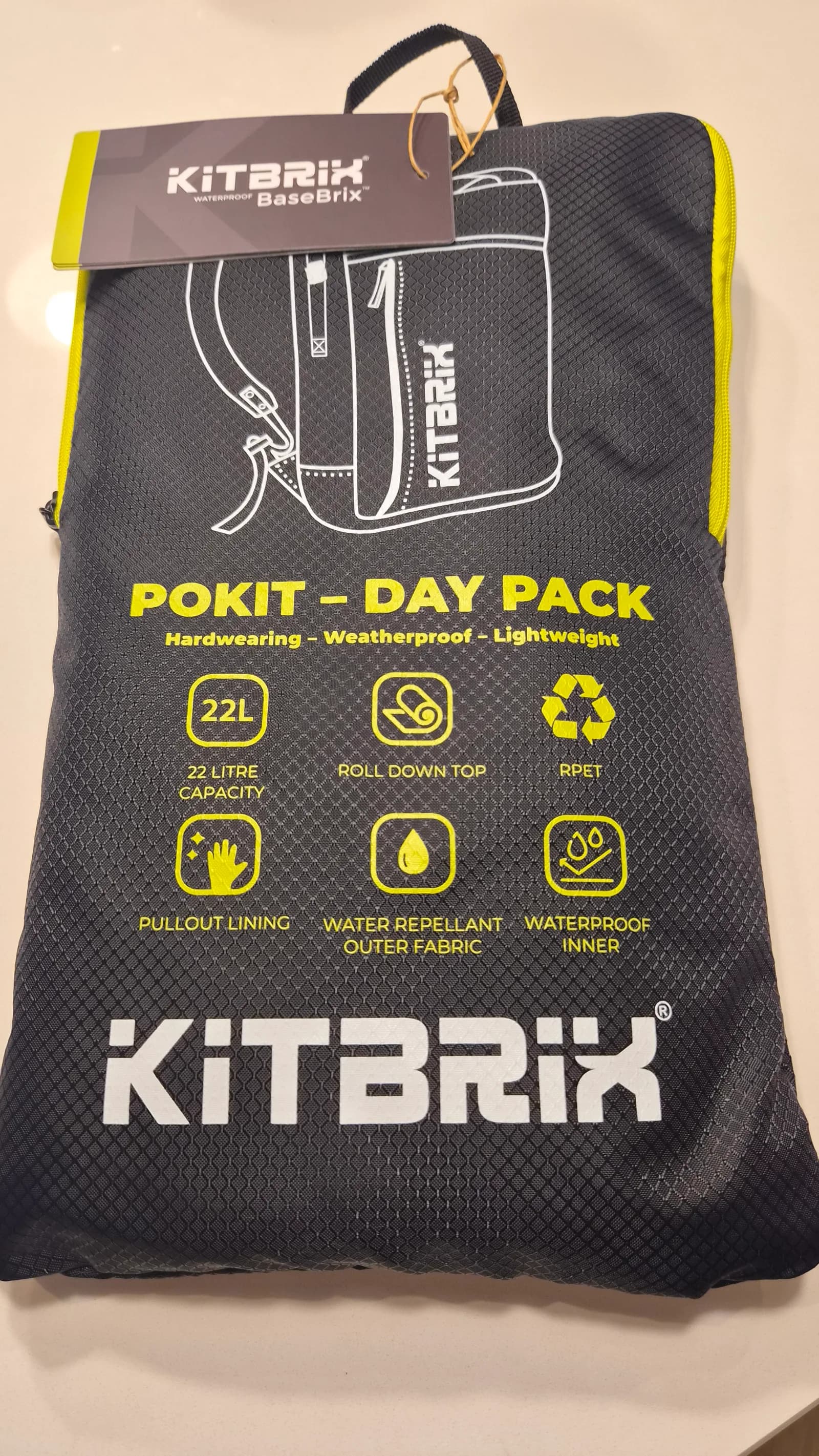 The PoKit packed down into its own small carry bag