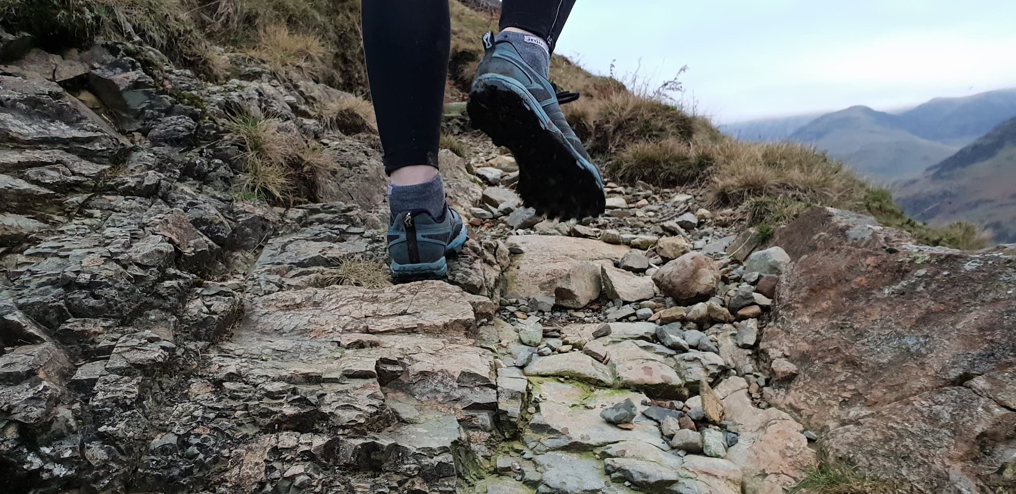 Climb to High Stile on Abrahams Tea Round