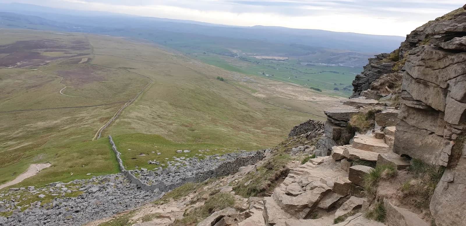 Fountains Fell and Pen-y-ghent from Horton-in-Ribblesdale