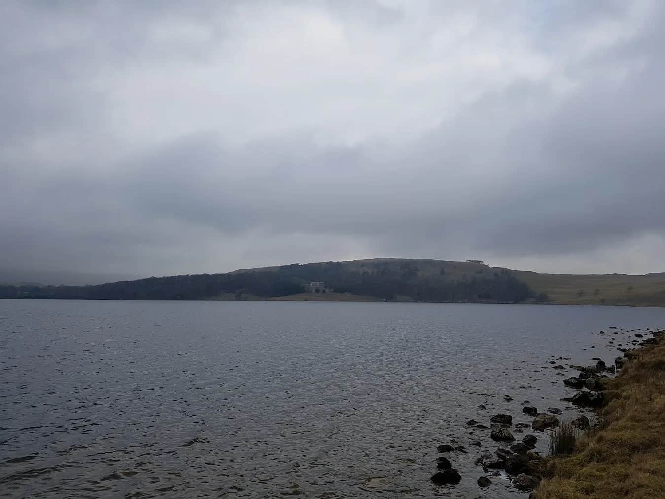 Fountains Fell and Arncliffe from Malham Tarn
