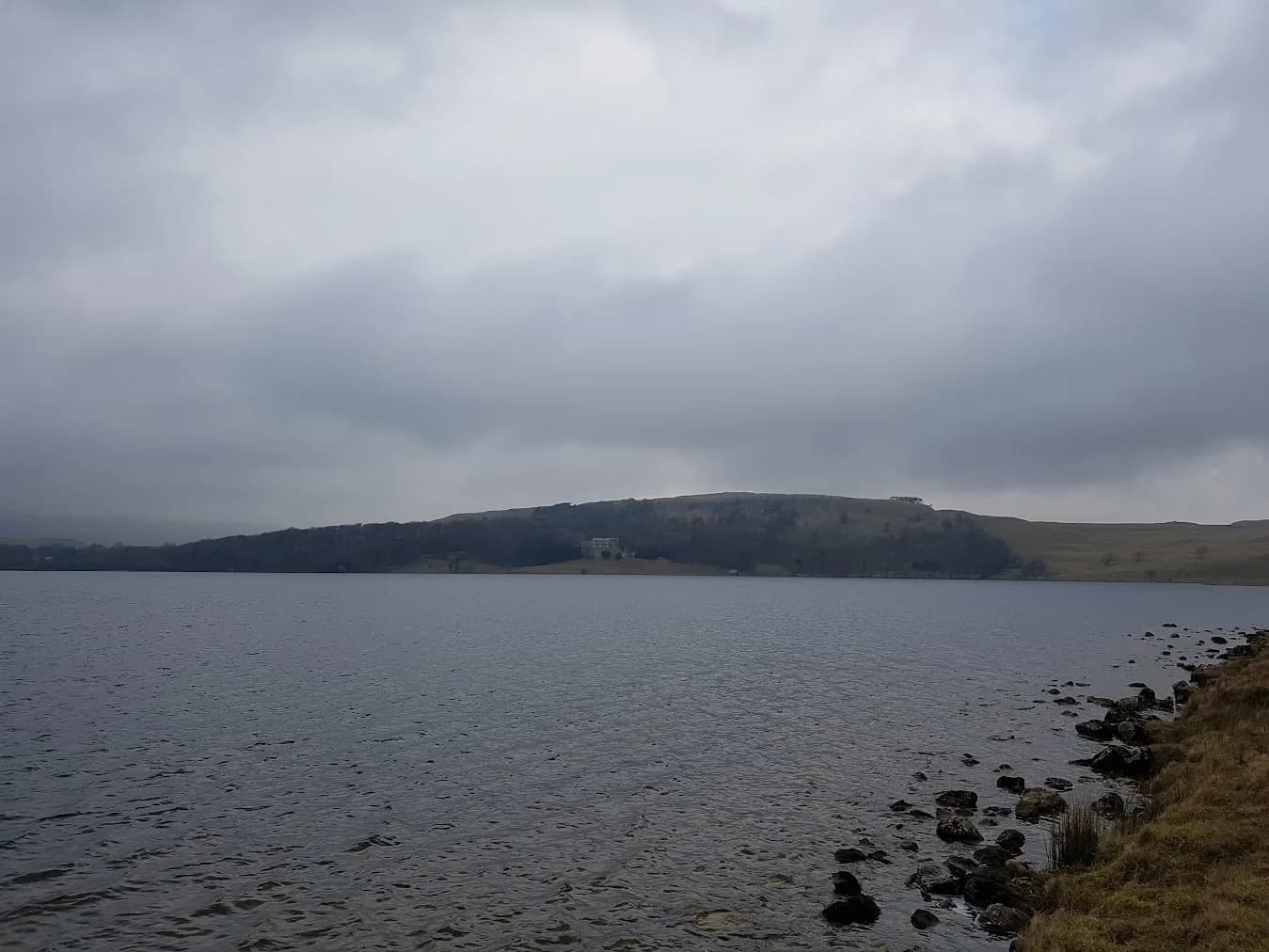 Fountains Fell and Arncliffe from Malham Tarn