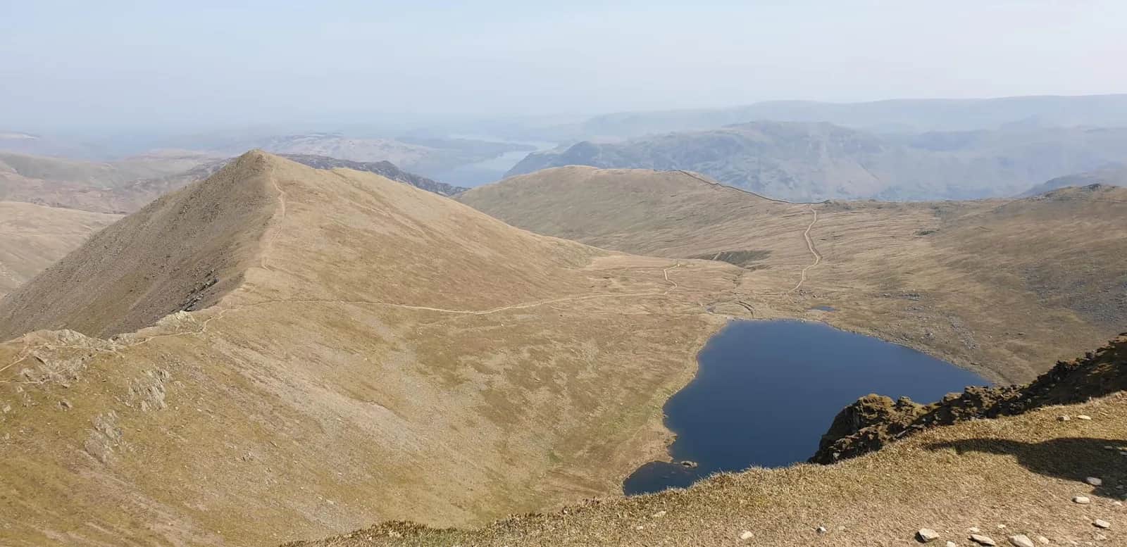 Helvellyn via Swirral Edge and Striding Edge from Thirlmere
