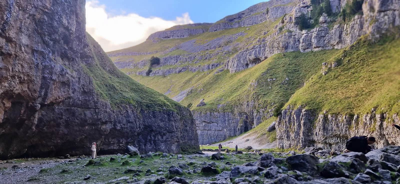 Malham Cove, Gordale Scar and Janets Foss from Malham