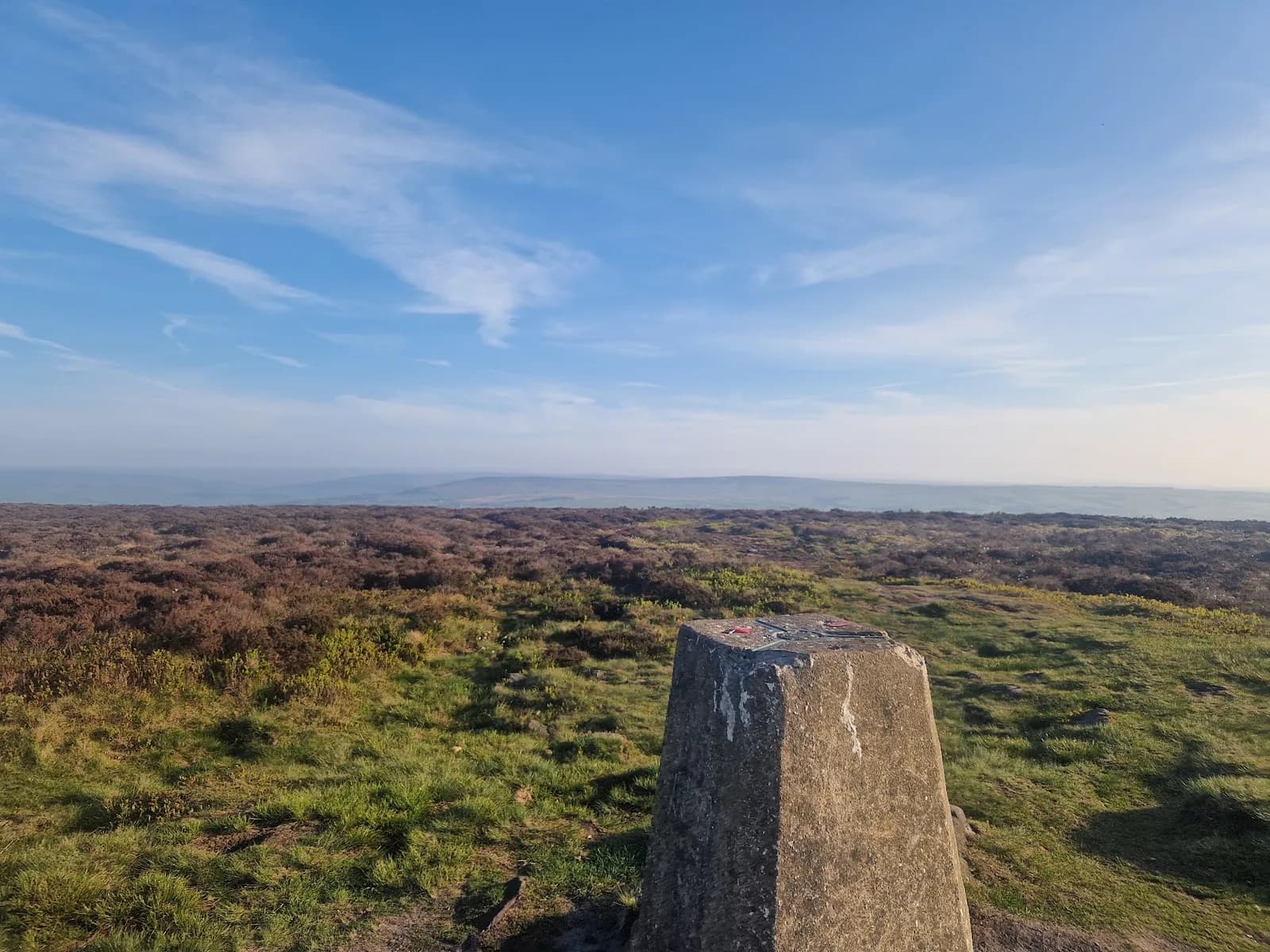 The Twelve Apostles and Rombalds Moor Trig from the Cow and Calf